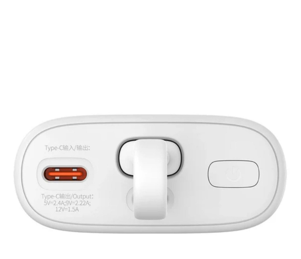 Baseus Powerbank Popsicle 5200mAh 20W z kablem biało-zielony - 1502076 - zdjęcie 6